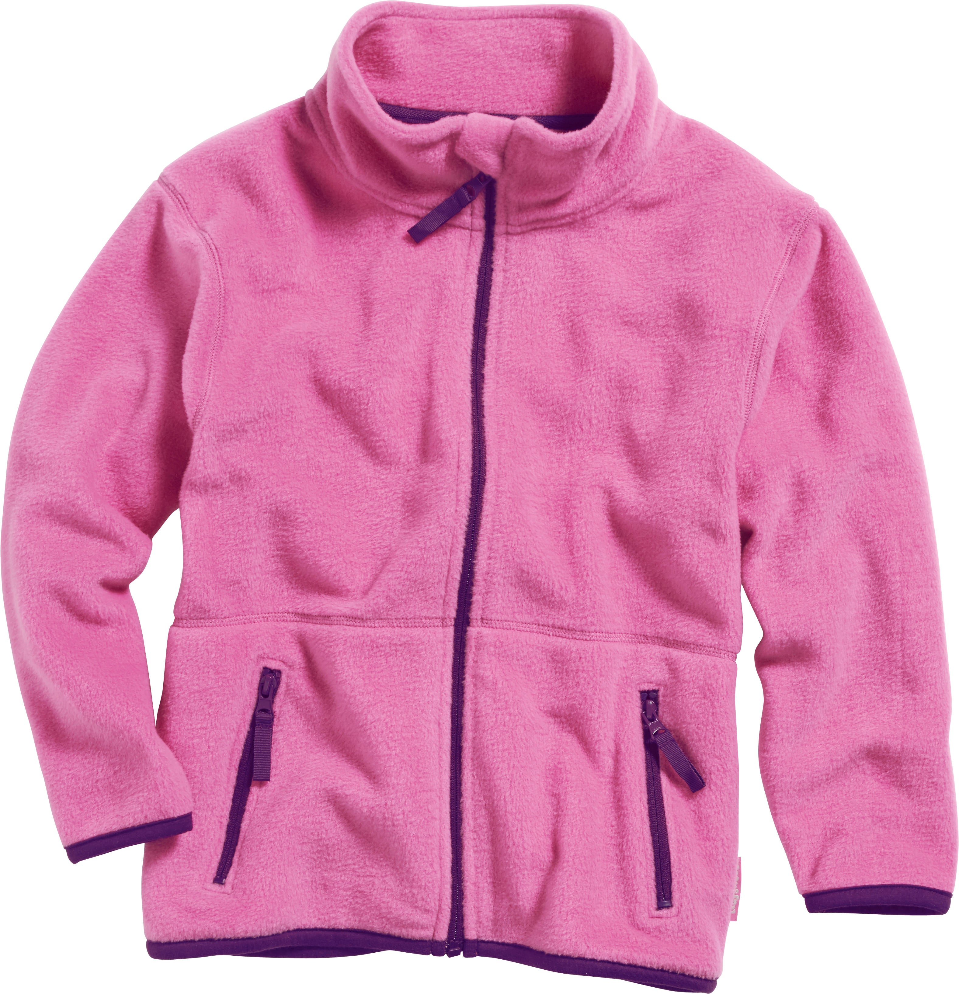 Playshoes Fleece-Jacke farbig abgesetzt