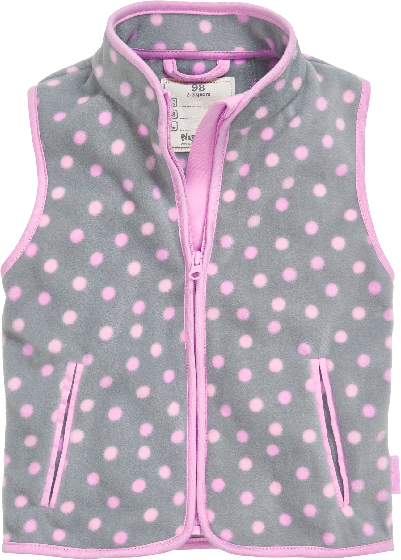 Playshoes Fleece-Weste Punkte