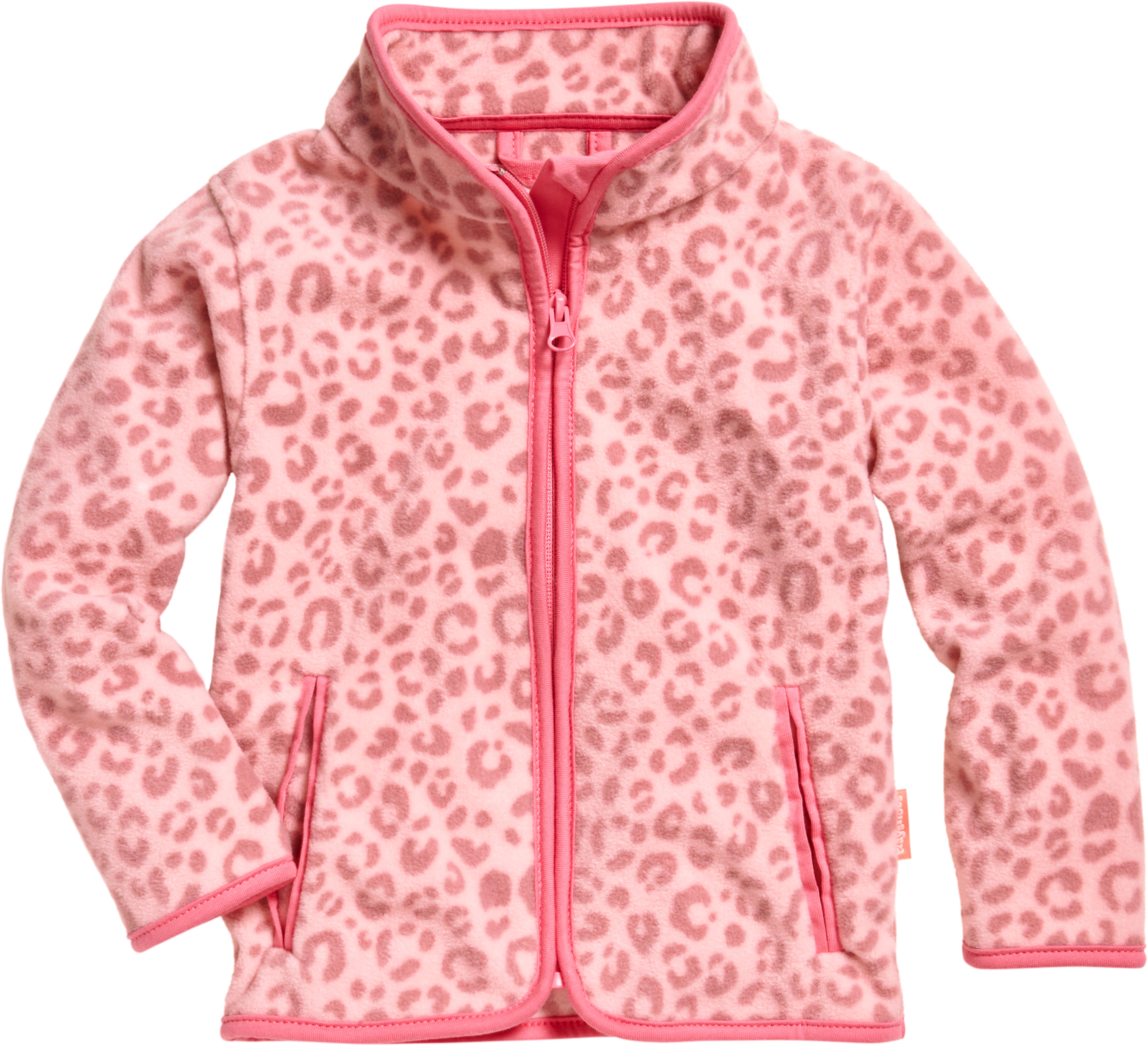 Playshoes Fleece-Jacke Leo-Print