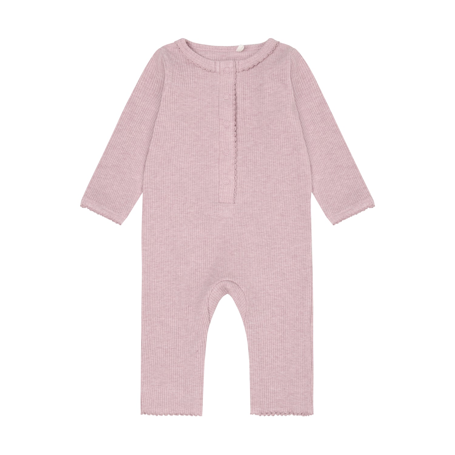 Fixoni Romper LS Melange Rib
