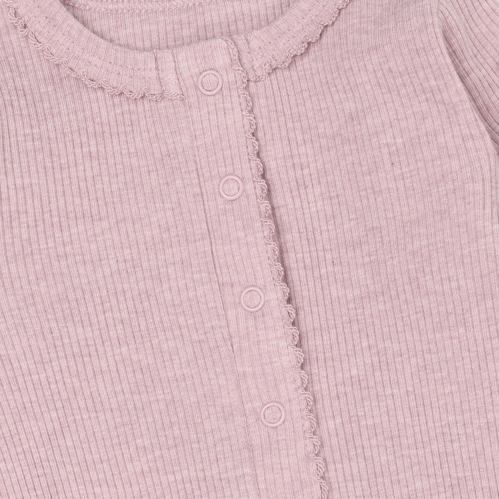 Fixoni Romper LS Melange Rib