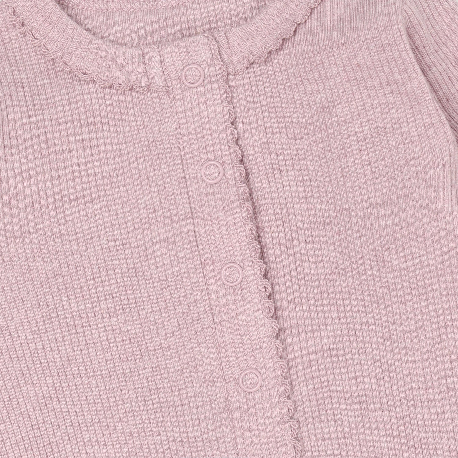 Fixoni Romper LS Melange Rib