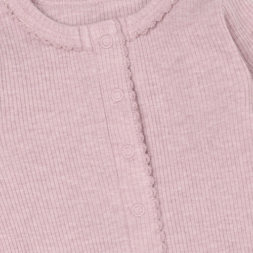 Fixoni Romper LS Melange Rib