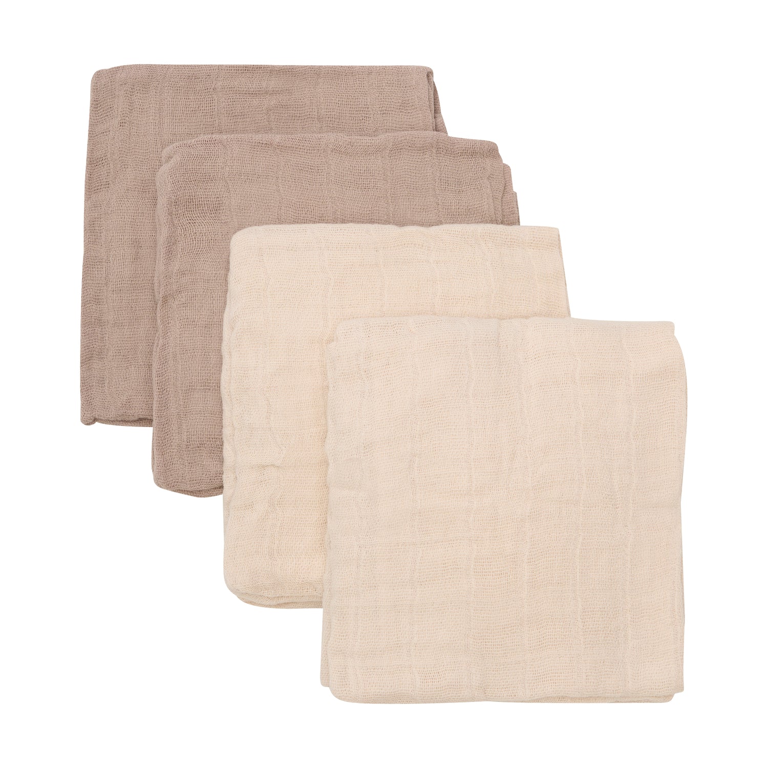 Pippi Cloth Muslin solid (4-pack)