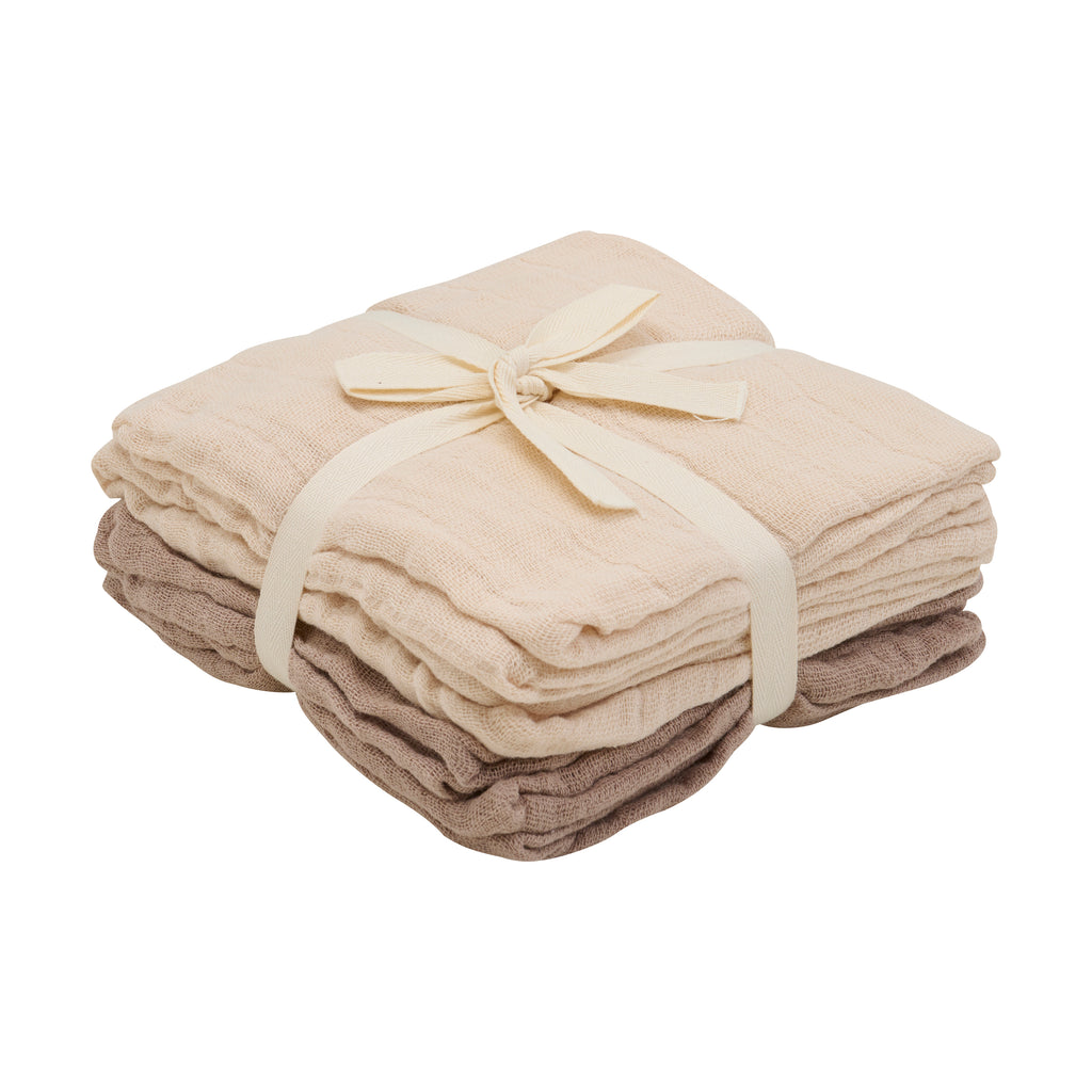 Pippi Cloth Muslin solid (4-pack)
