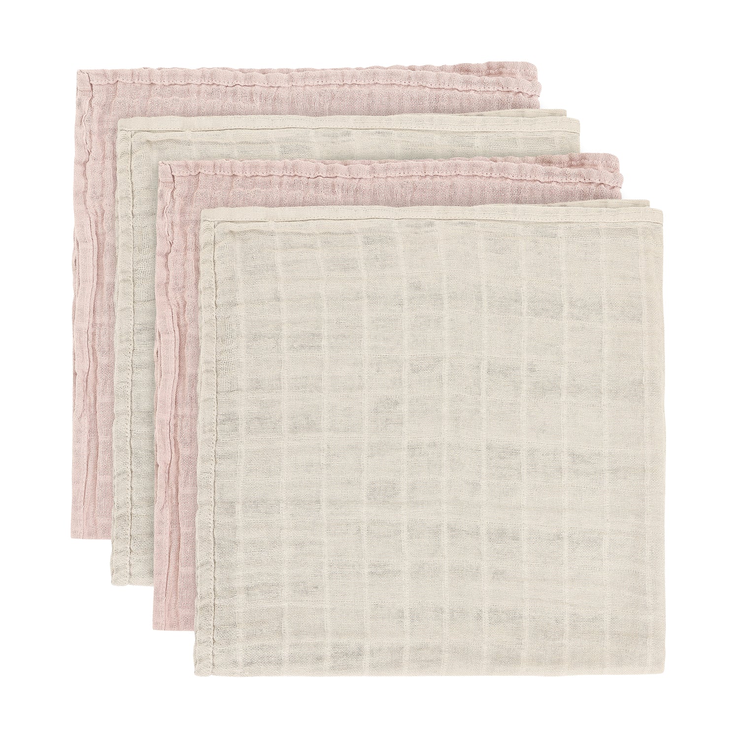 Pippi Cloth Muslin solid (4-pack)