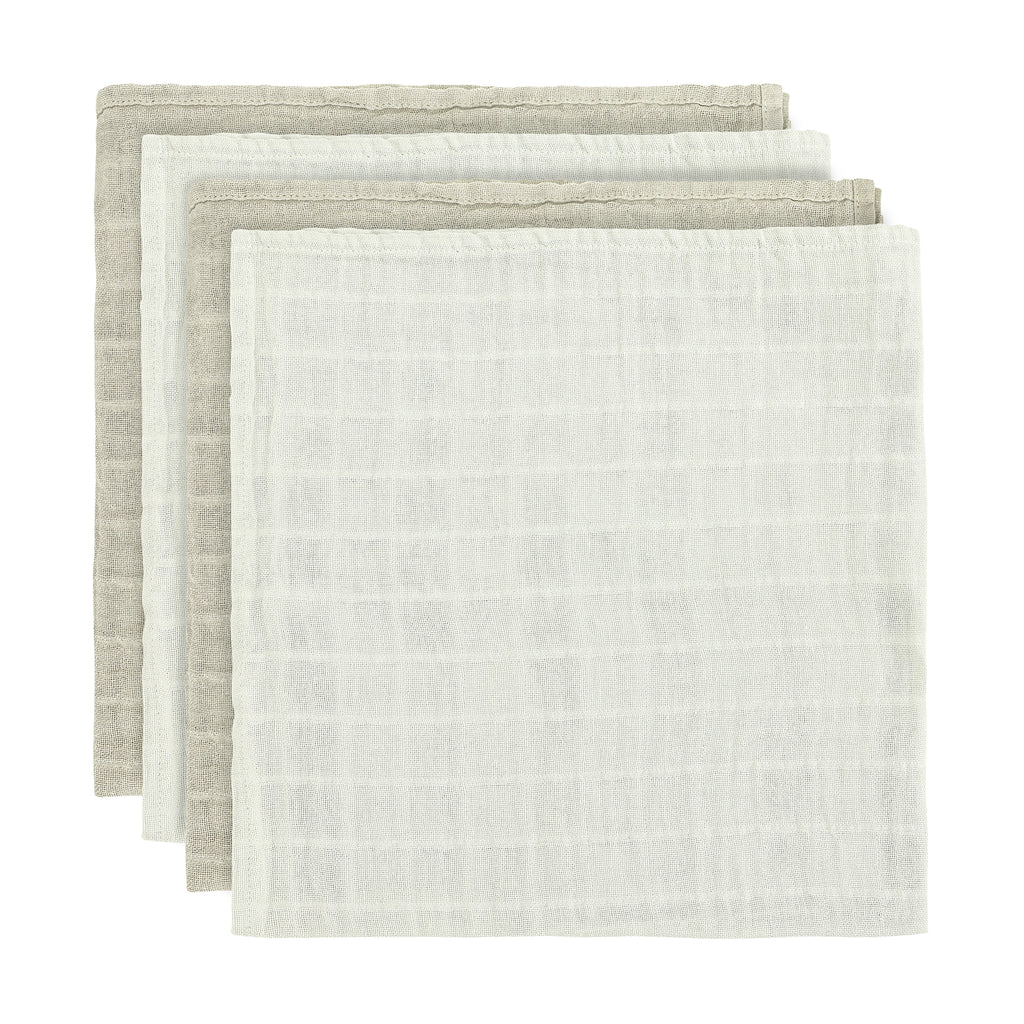 Pippi Cloth Muslin solid (4-pack)