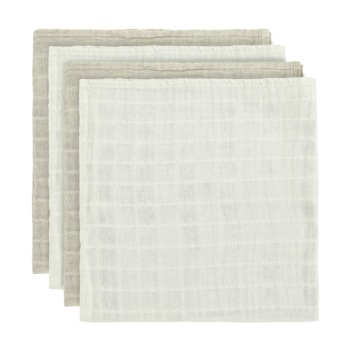 Pippi Cloth Muslin solid (4-pack)