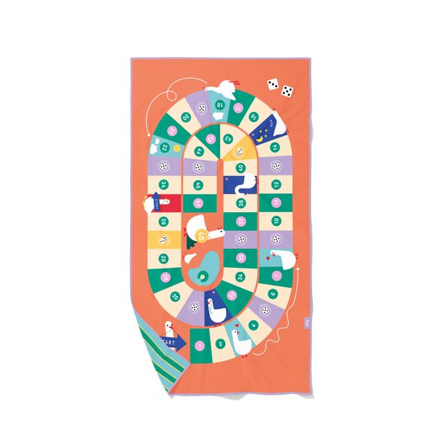 Quut Spiel Handtuch  L (180 x 100cm) Game of the goose