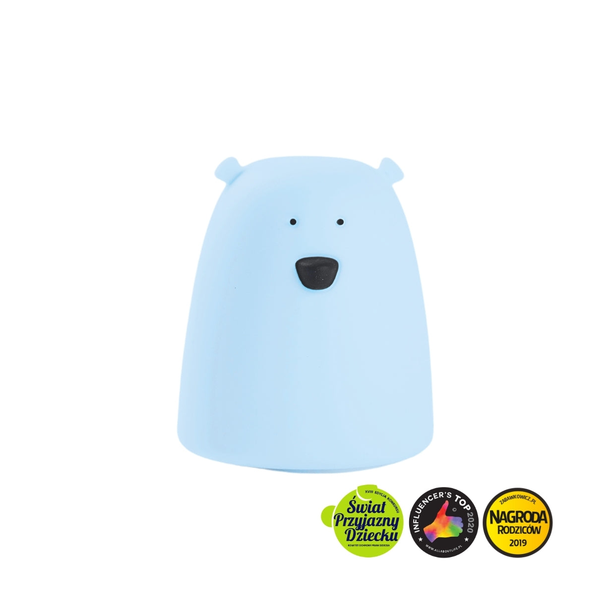 Rabbit & Friends Bear Lamp Small  Blue