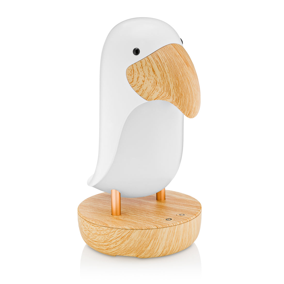 Rabbit & Friends Papageientaucher Lampe mit  Lautsprecher weiß