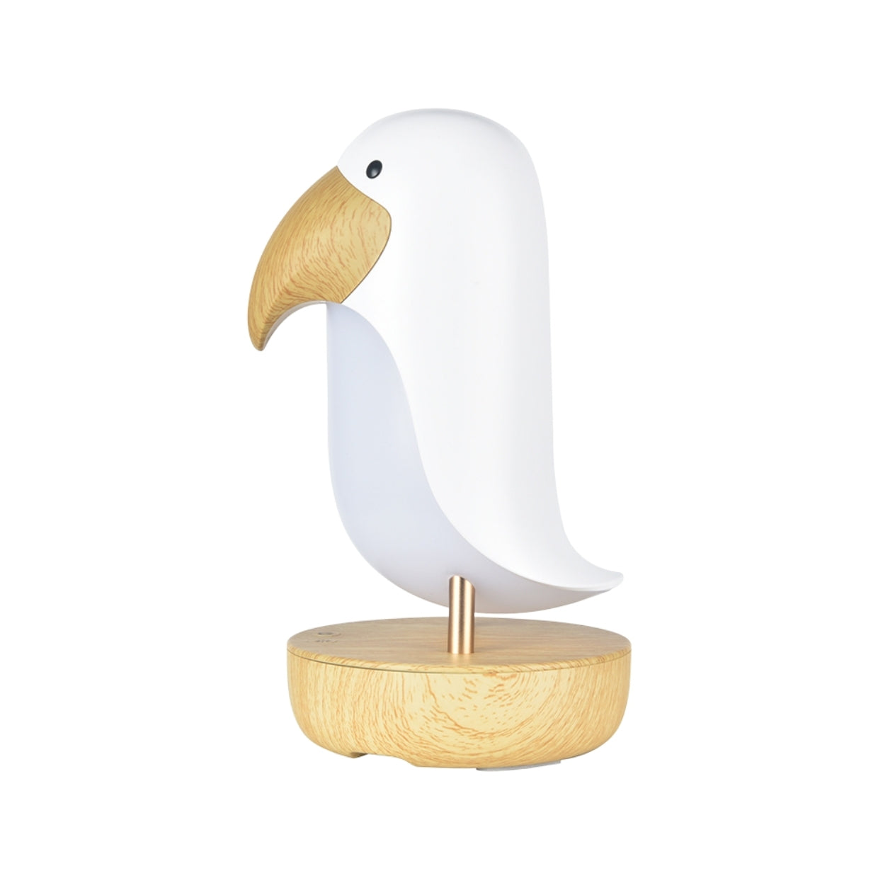 Rabbit & Friends Papageientaucher Lampe mit  Lautsprecher weiß