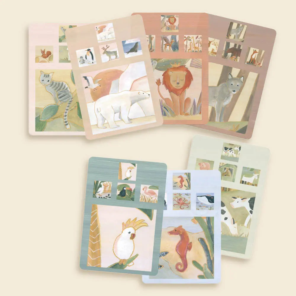 Egmont Toys FAMILIENQUARTETT TIERE