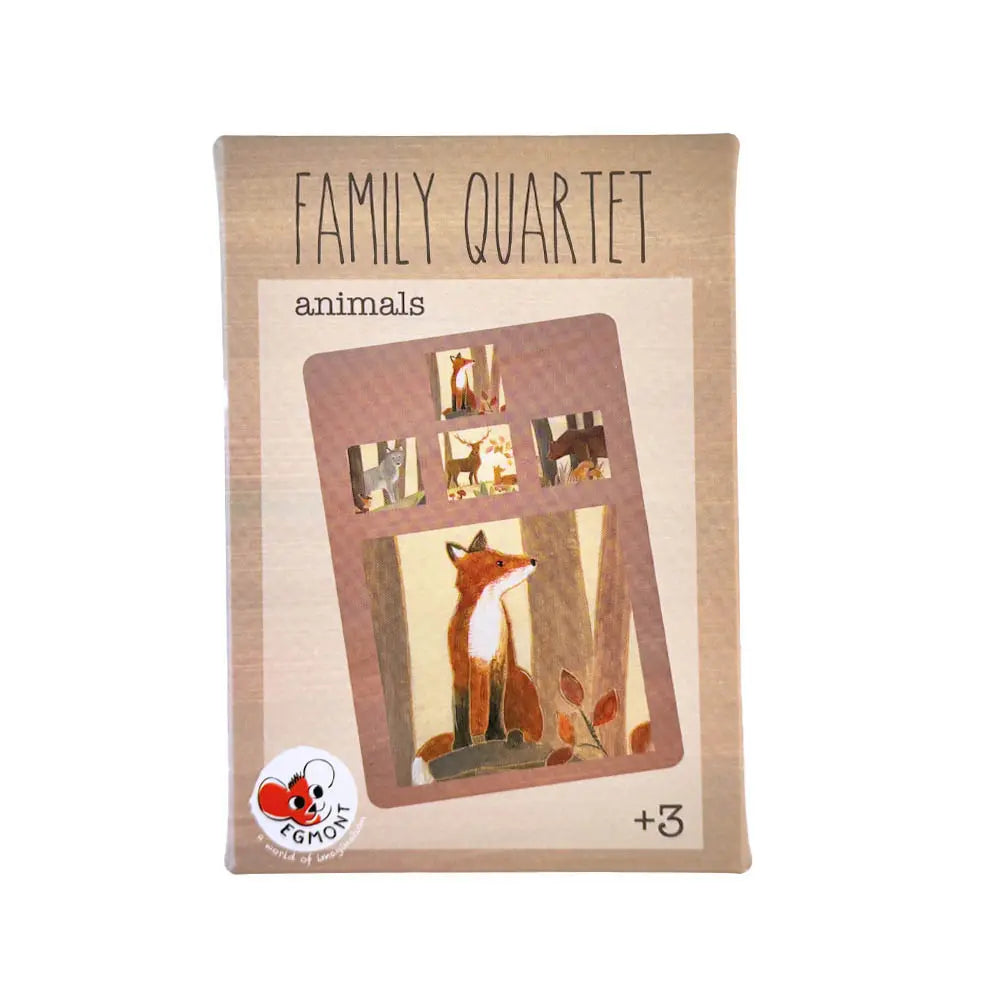 Egmont Toys FAMILIENQUARTETT TIERE