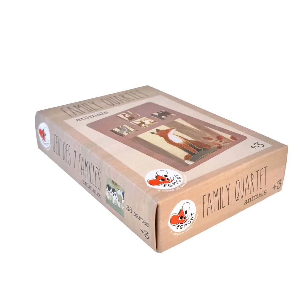 Egmont Toys FAMILIENQUARTETT TIERE