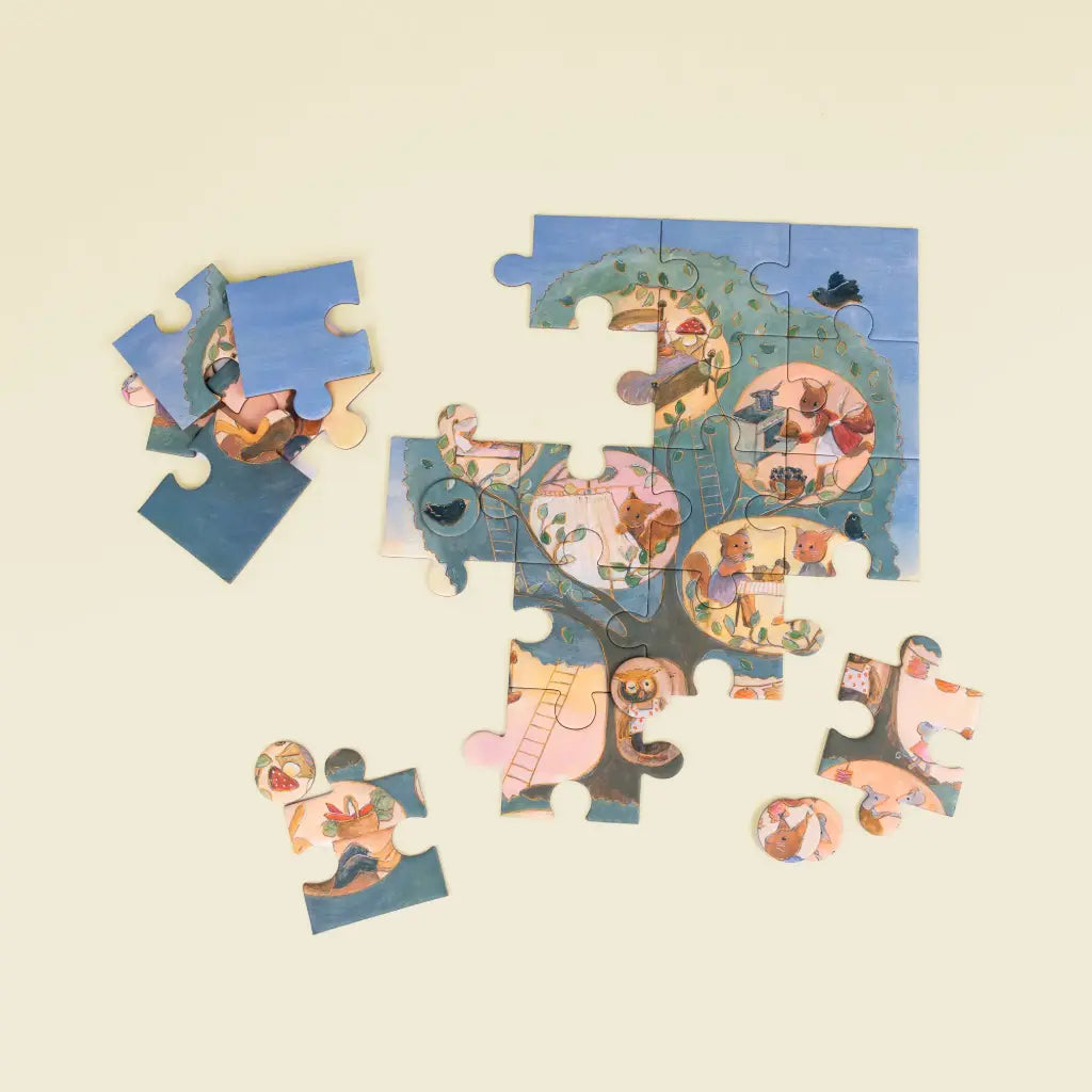 Egmont PUZZLE EICHHÖRNCHENBAUM