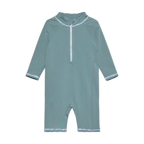 Color Kids Baby Suit L/S - UPF 50+ SEERSUCKER