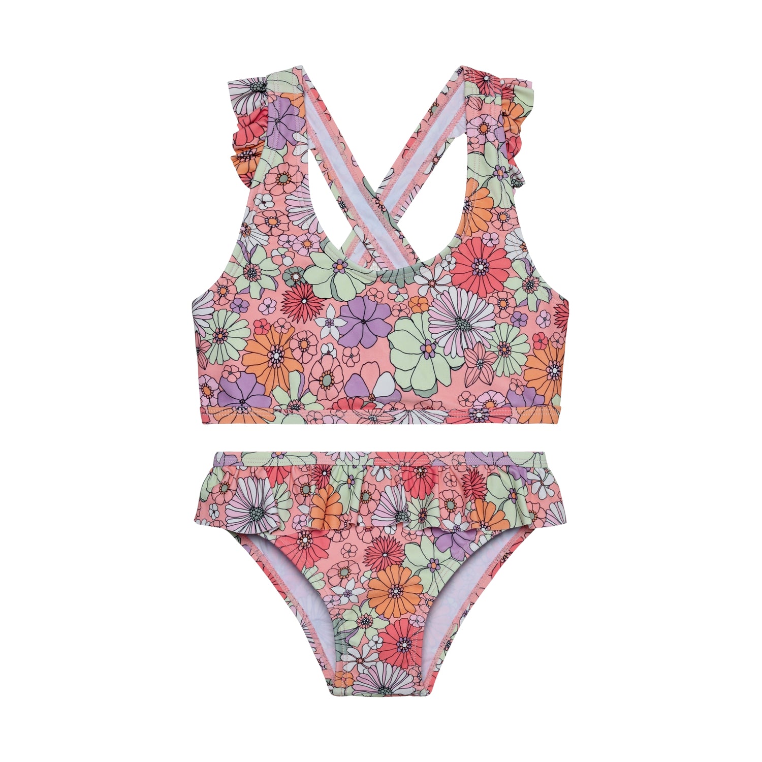 Color Kids Bikini W. Short Skirt