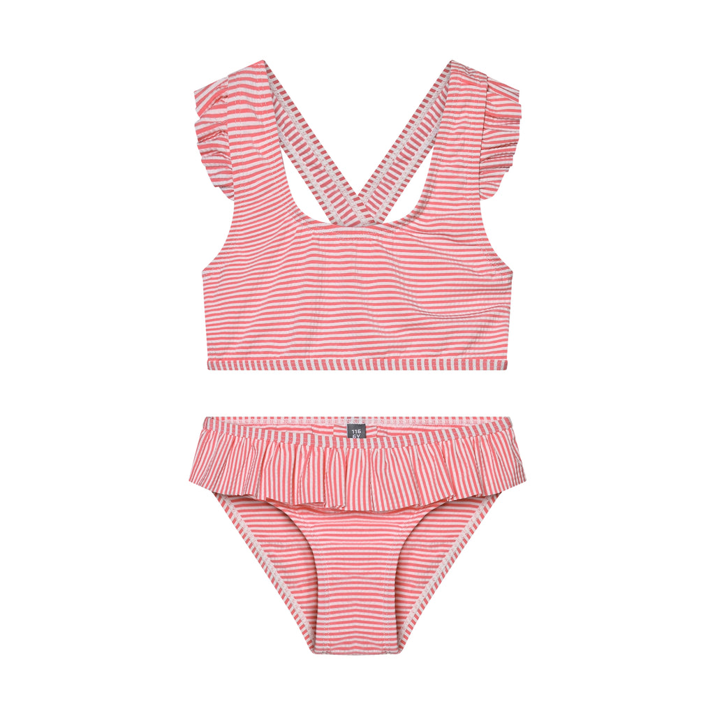 Color Kids Bikini W. Skirt, Seersucker