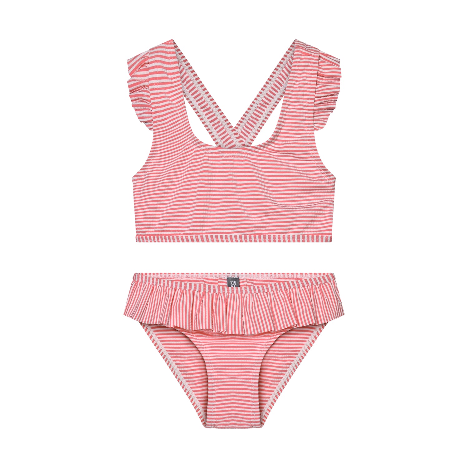 Color Kids Bikini W. Skirt, Seersucker