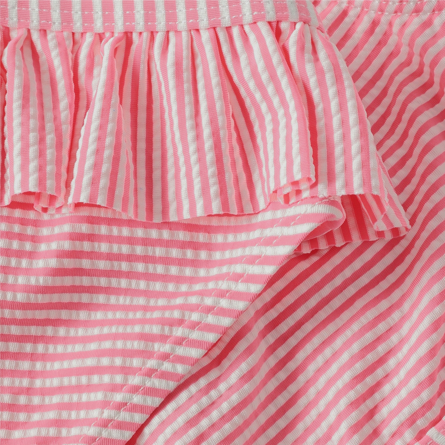Color Kids Bikini W. Skirt, Seersucker