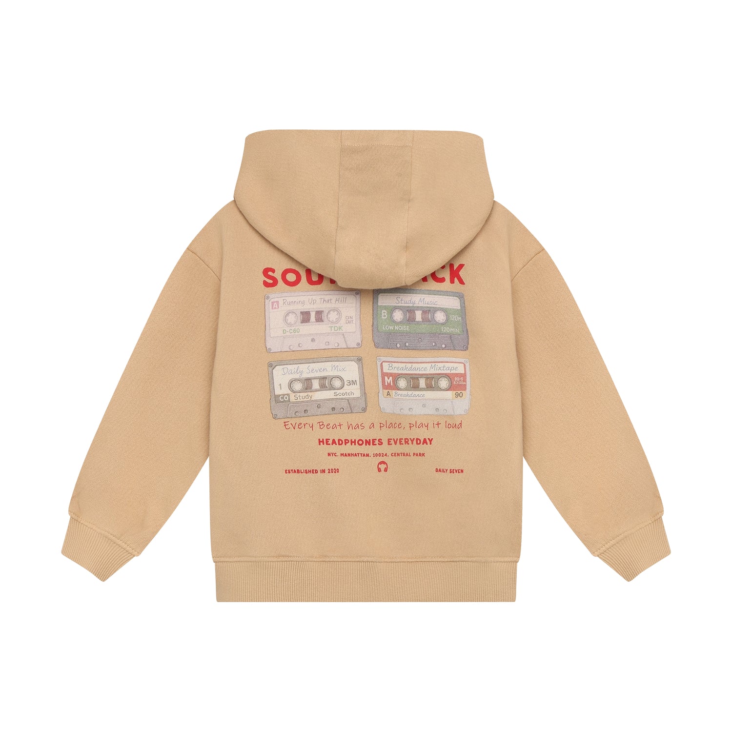 Daily Seven Hoodie Zipperjacket Backprint