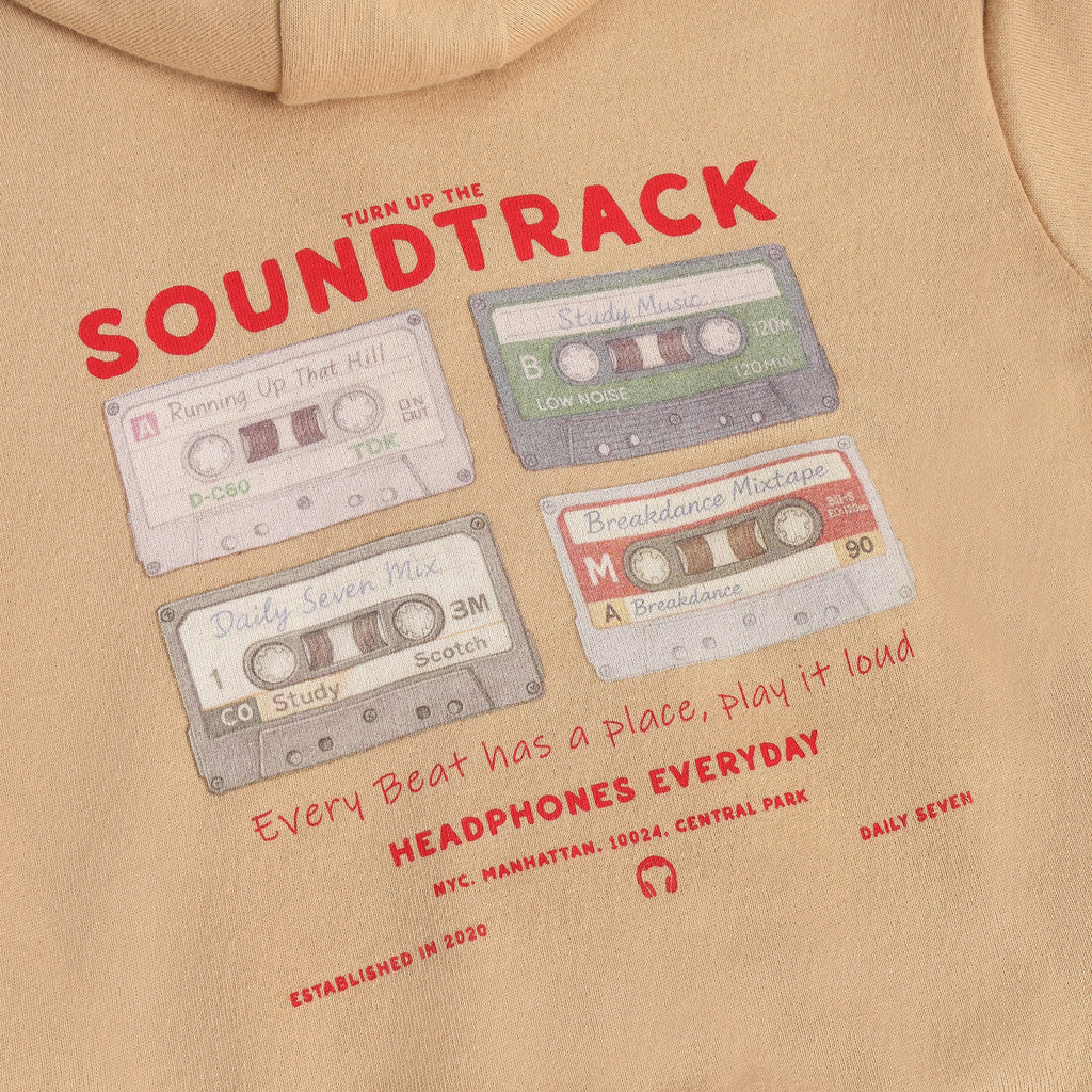 Daily Seven Hoodie Zipperjacket Backprint