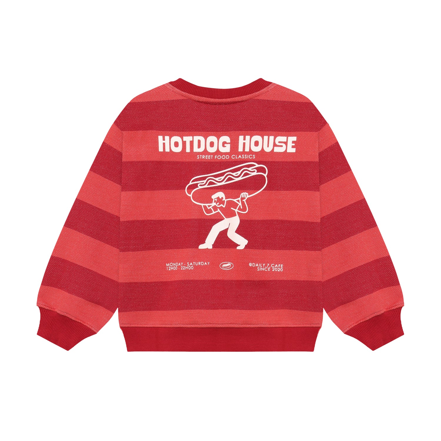 Daily Seven HW26 Oversized Sweater Big Stripe