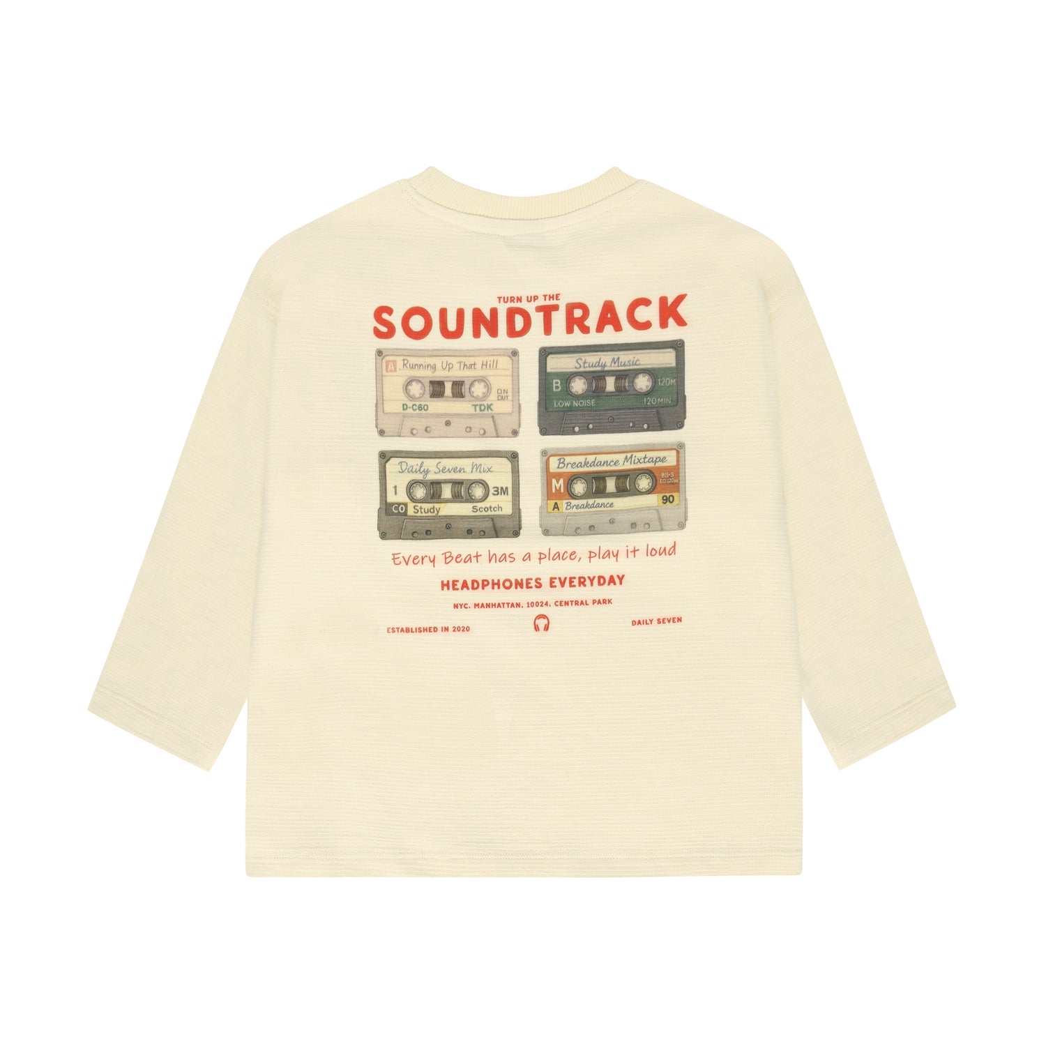 Daily Seven T-shirt Longsleeve Backprint