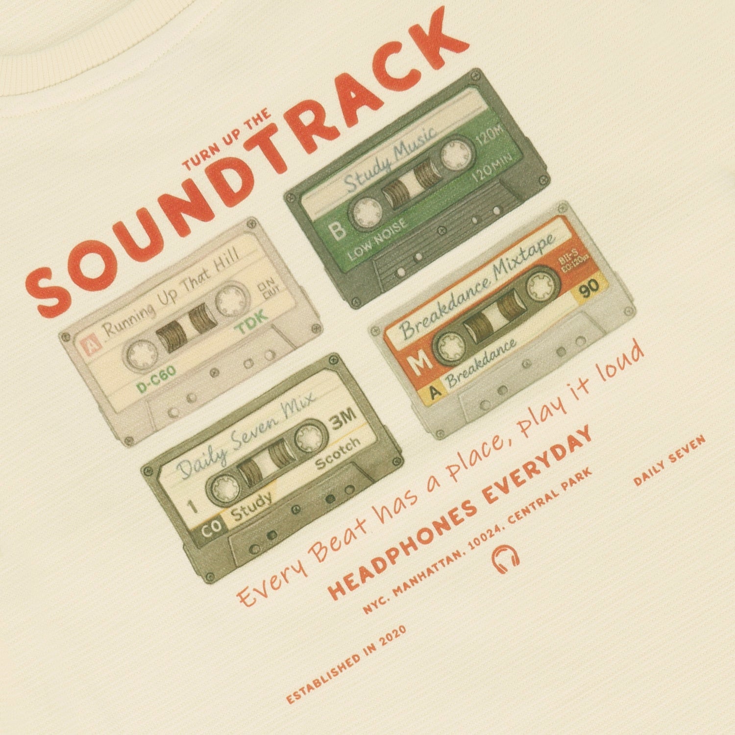 Daily Seven T-shirt Longsleeve Backprint