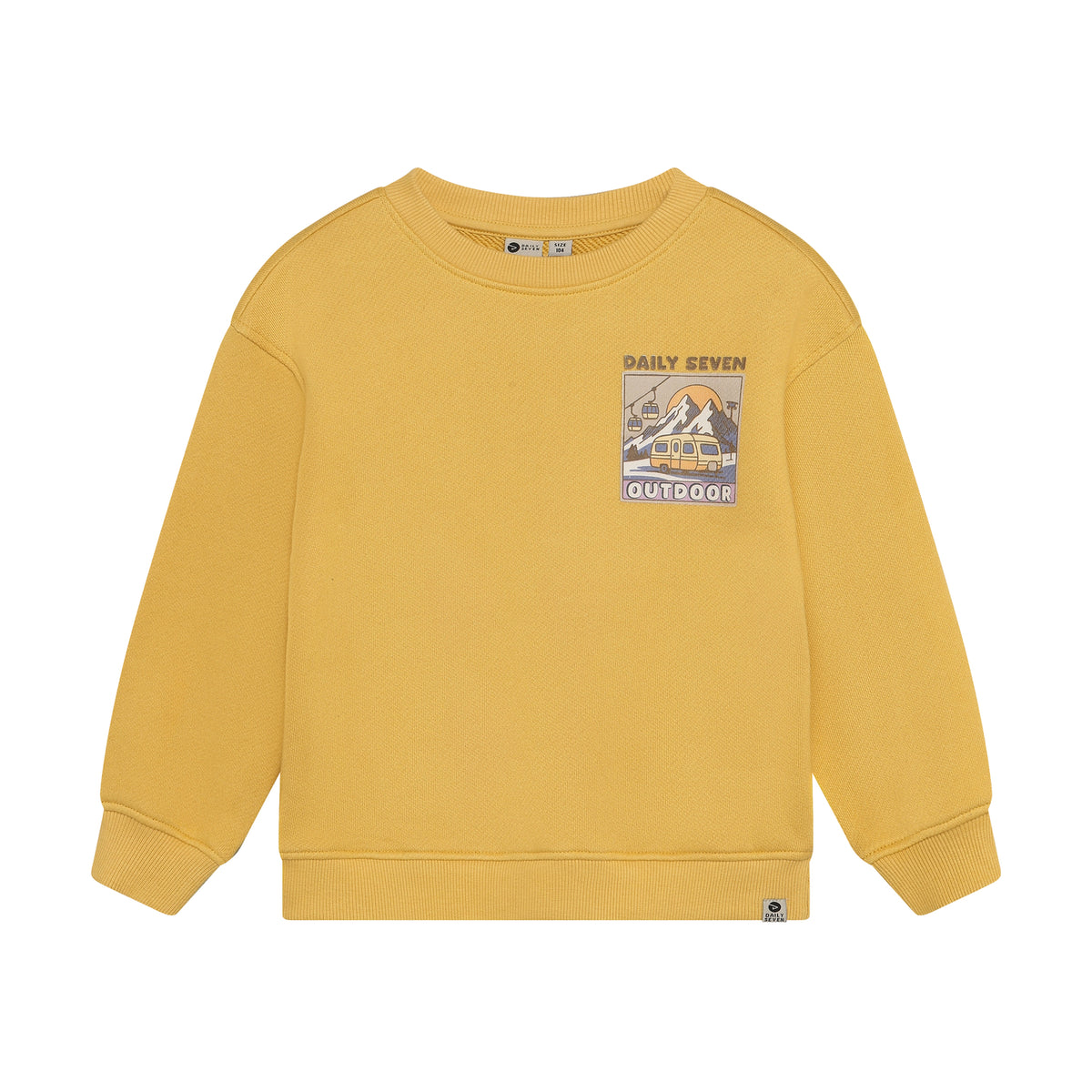 Daily Seven Oversized Sweater Backprint