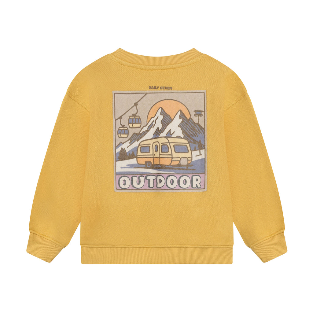 Daily Seven Oversized Sweater Backprint