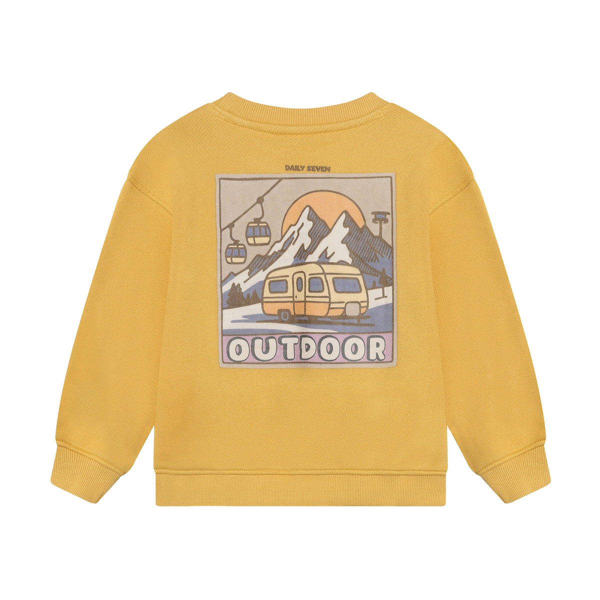 Daily Seven Oversized Sweater Backprint