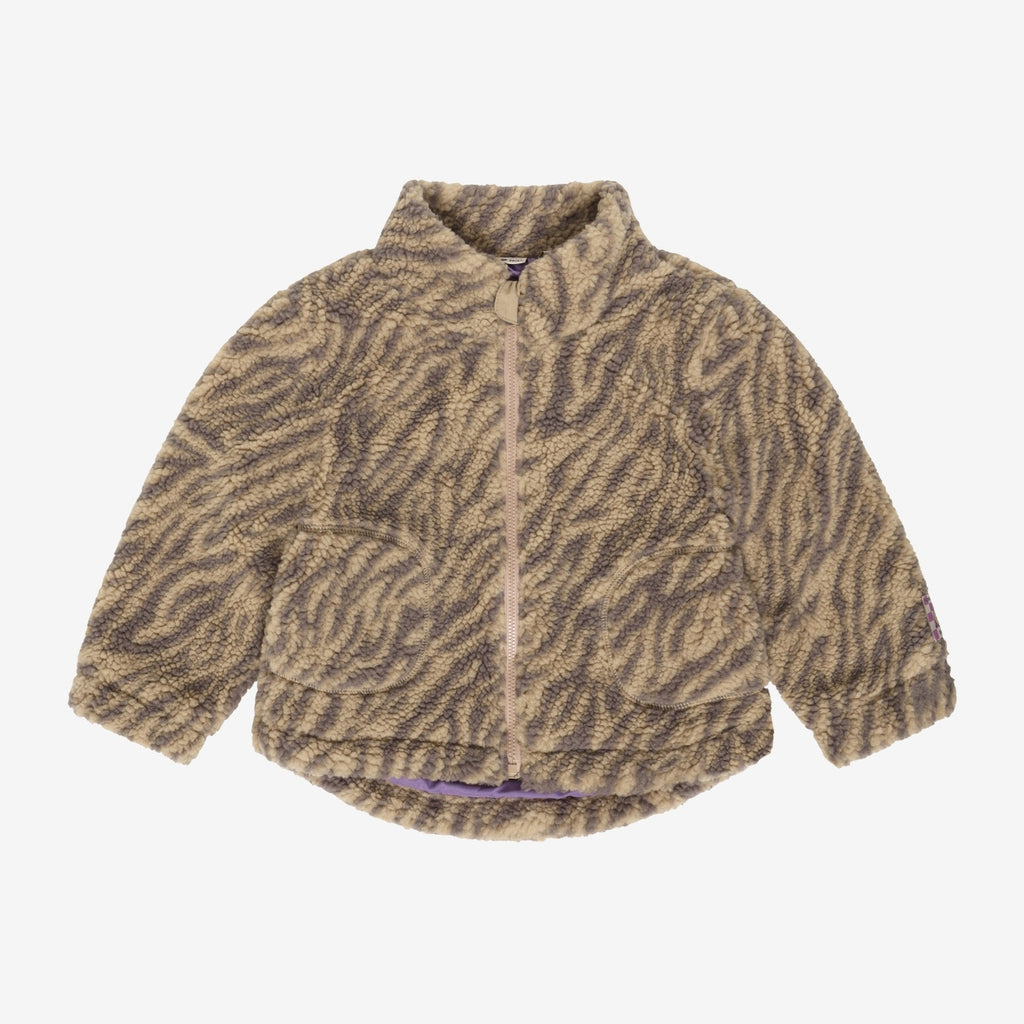 Daily Seven Teddy Jacket Leopard