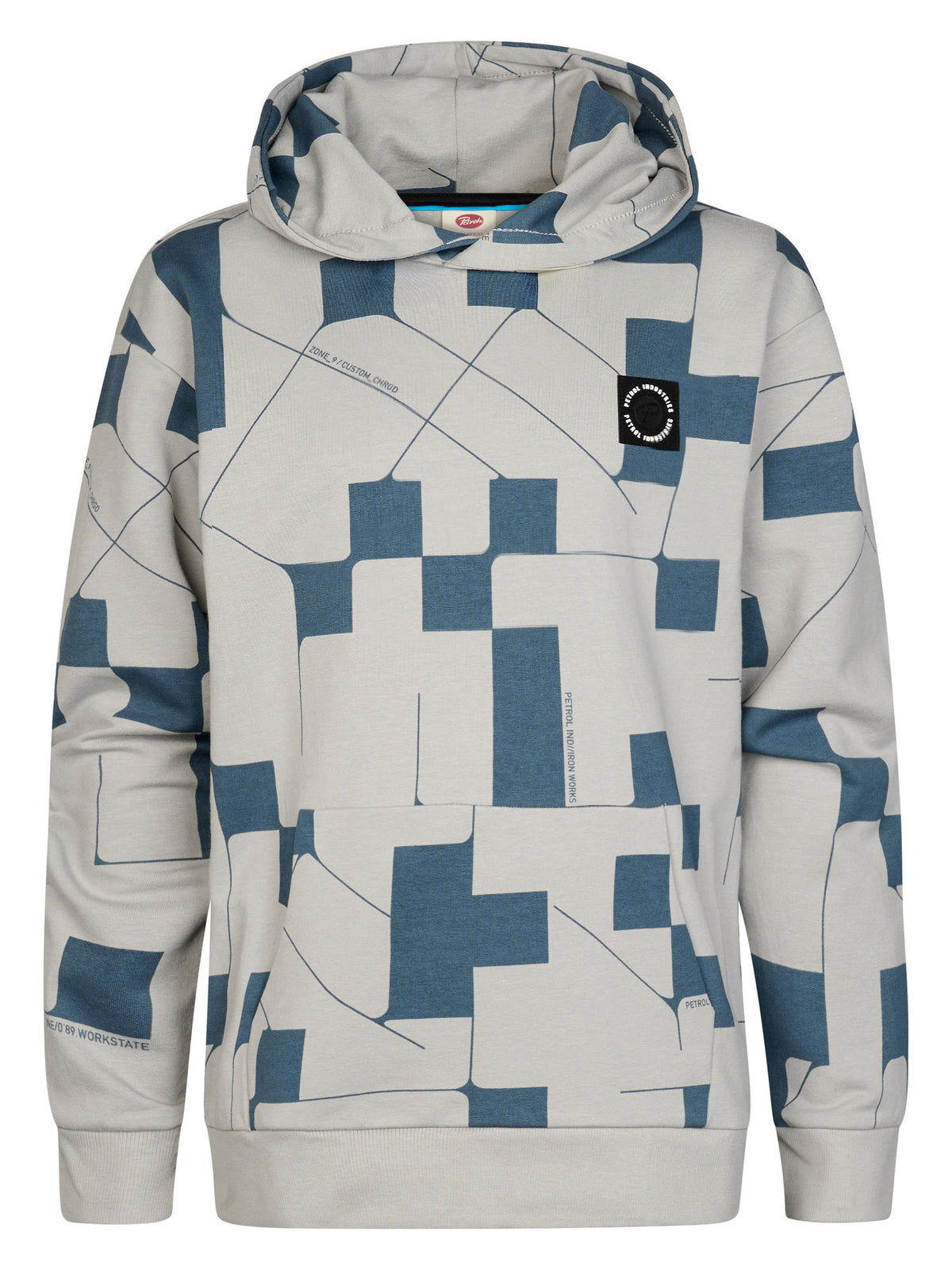 Petrol Boys Sweater Hooded AOP