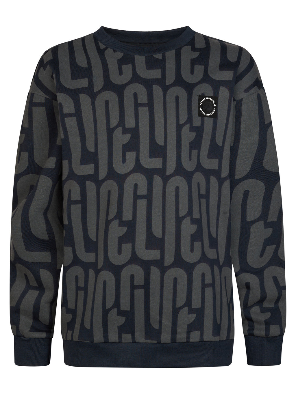 Petrol Boys Sweater Round Neck AOP
