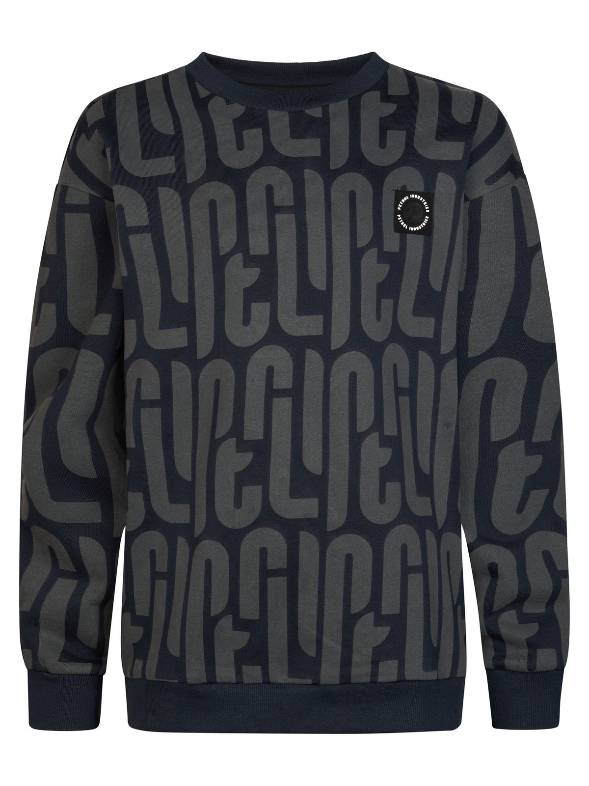 Petrol Boys Sweater Round Neck AOP