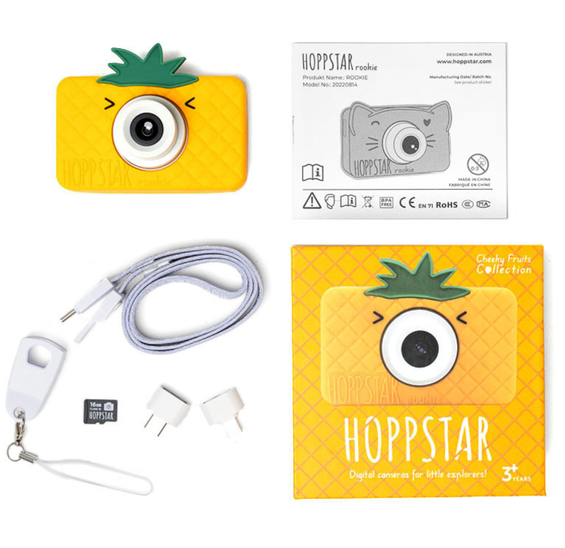 Hoppstar Rookie pina coolada Digitalkamera für Kinder ab 3 Jahren