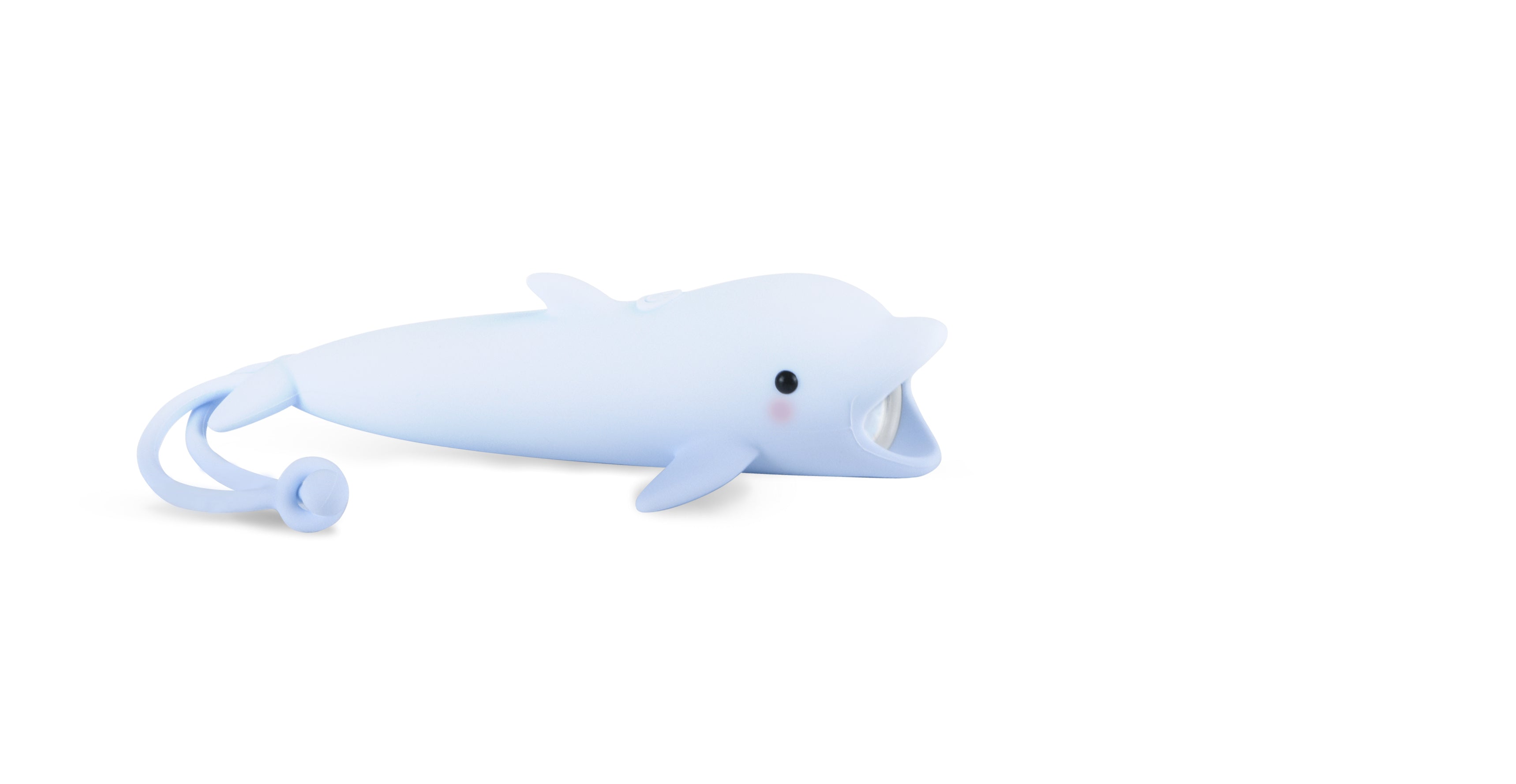 Rabbit & Friends Dolphin Bubbly Silicone Flashlight