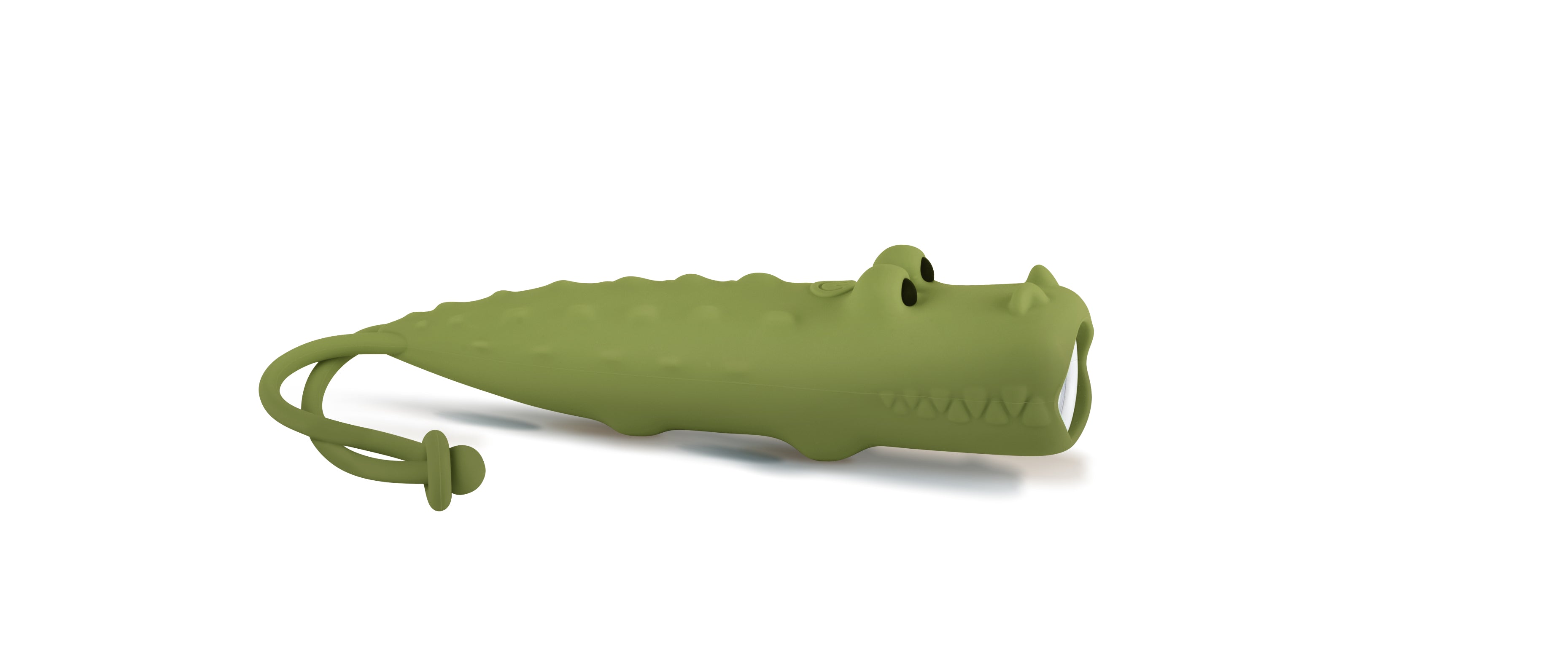 Rabbit & Friends Crocodile Croco Silicone Flashlight GREEN