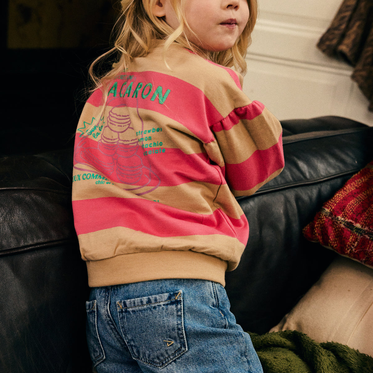 Daily Seven Sweater Big Stripe