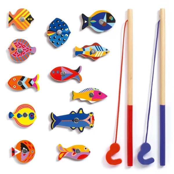 Djeco Angelspiele: Grafische Fische