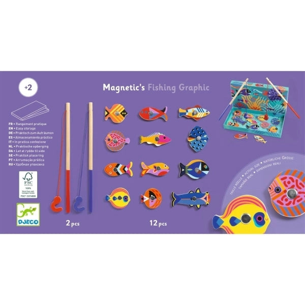 Djeco Angelspiele: Grafische Fische