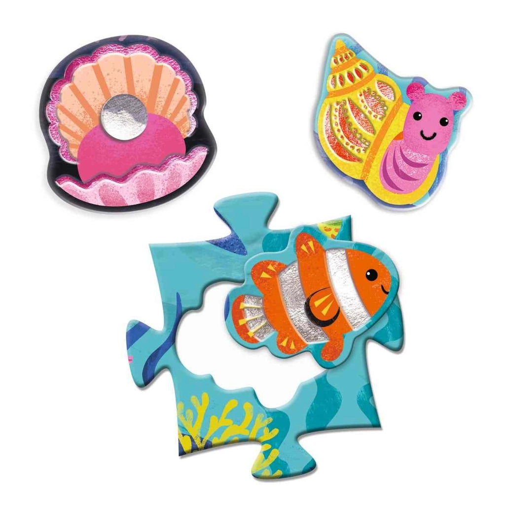 Djeco Puzzle: Tactilo Meer - 24 + 8 Teile