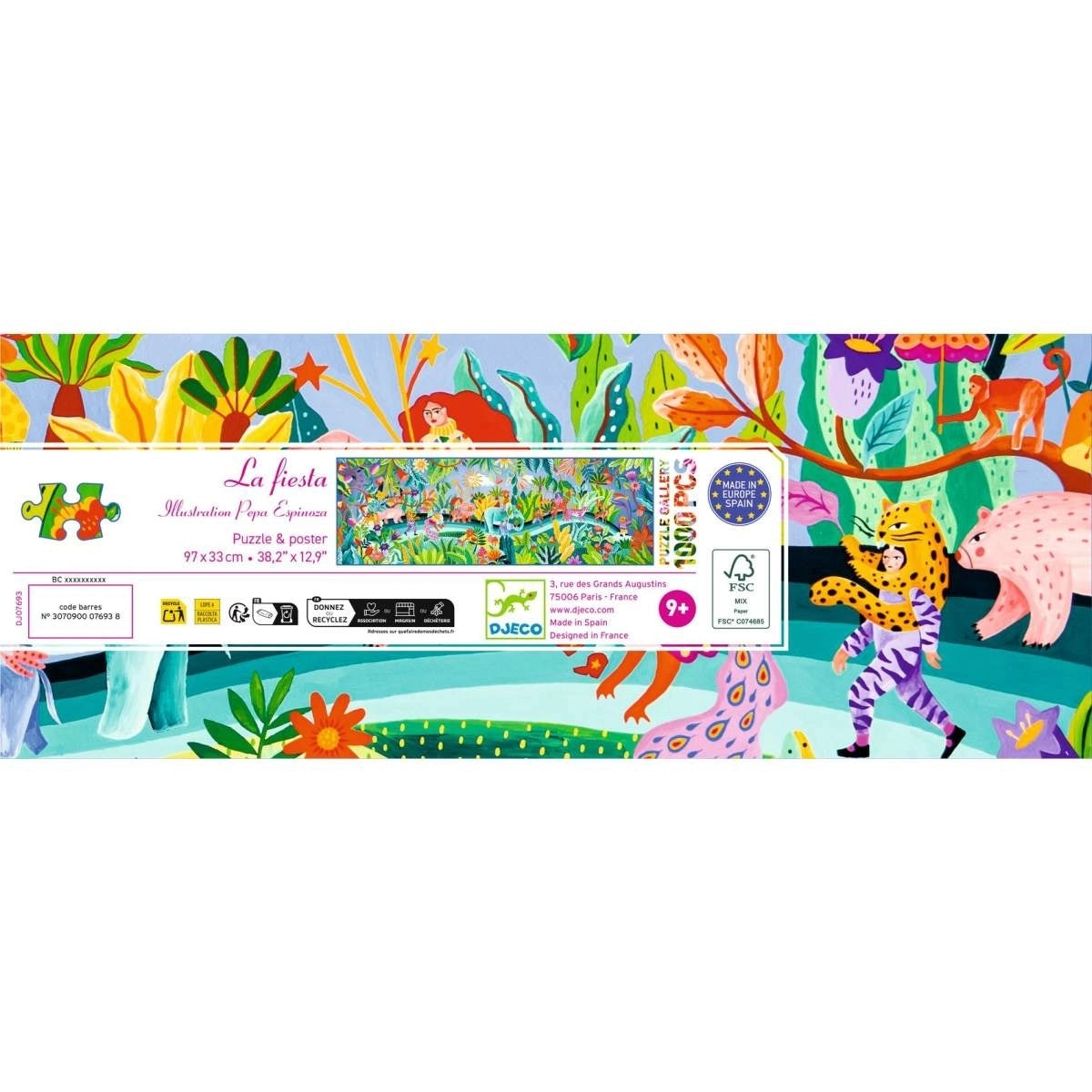 Djeco Puzzle Gallery: Das Fest 1000 Teile
