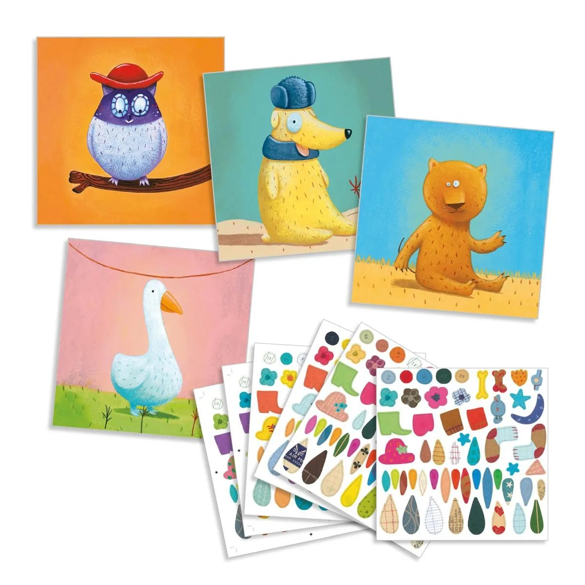 Sticker 3-6: Stickerbild Tiere