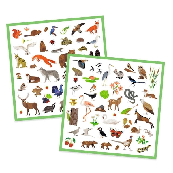Djeco Sticker: Tierwelt