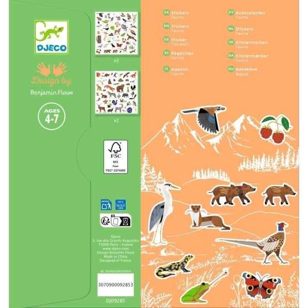 Djeco Sticker: Tierwelt