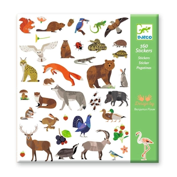 Djeco Sticker: Tierwelt