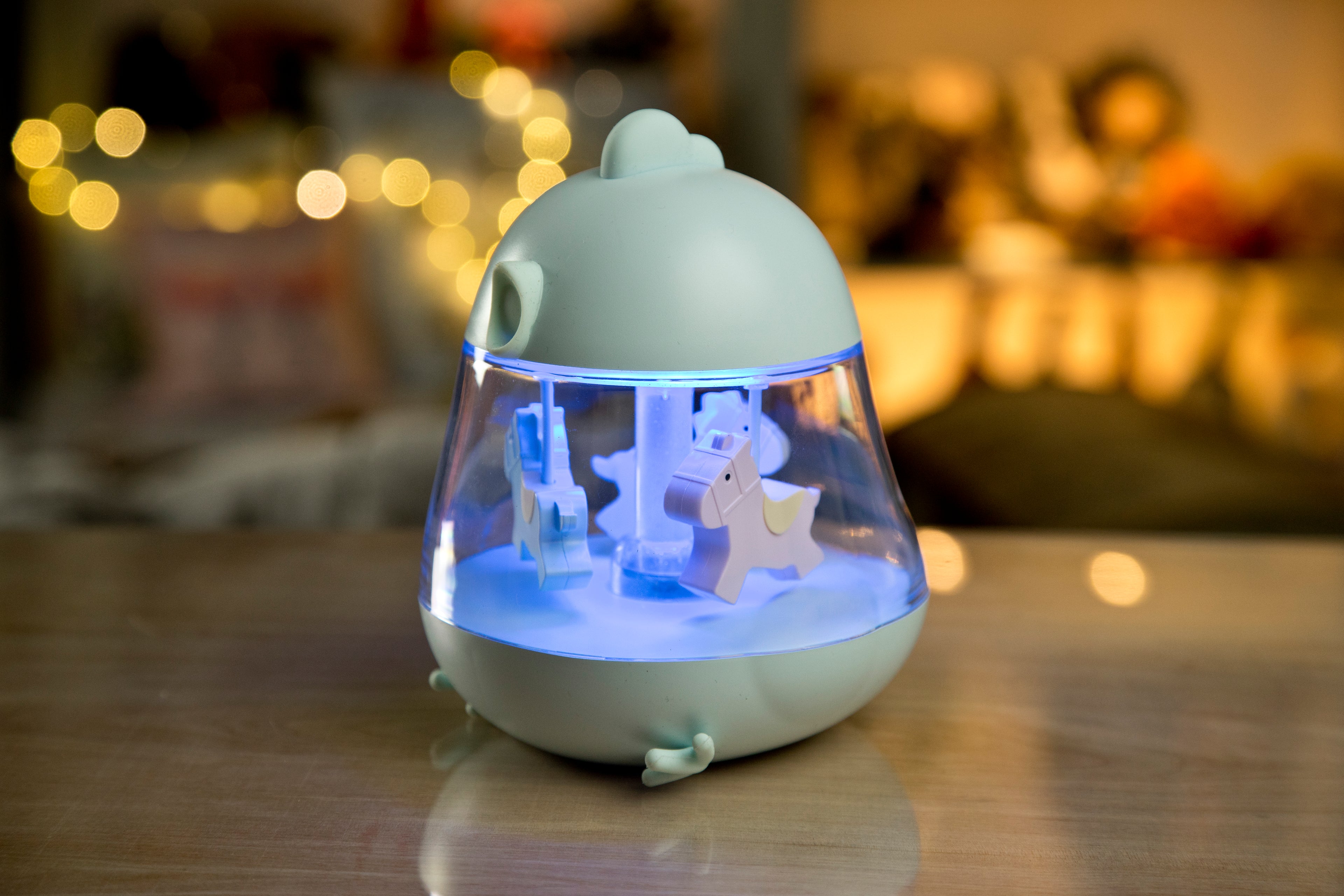 Rabbit & Friends Lampe mit Karussel und Musik Box